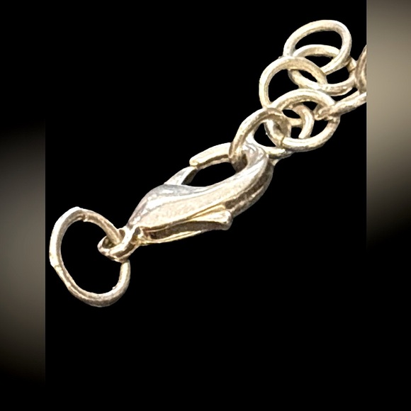 Vintage Italy Sterling Silver Ball Bead Bracelet 8" - Picture 6 of 8